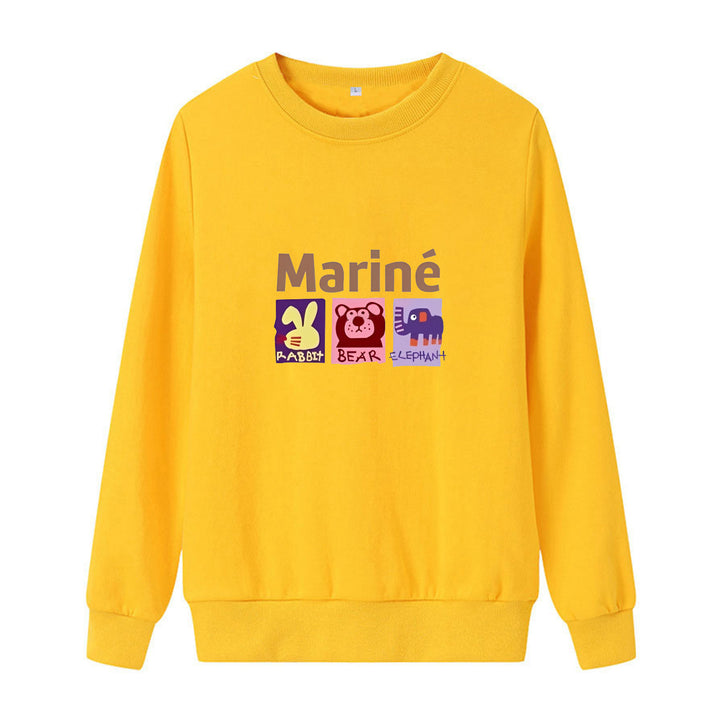 Women's cozy sweatshirt with animal motifs Chic & Stil