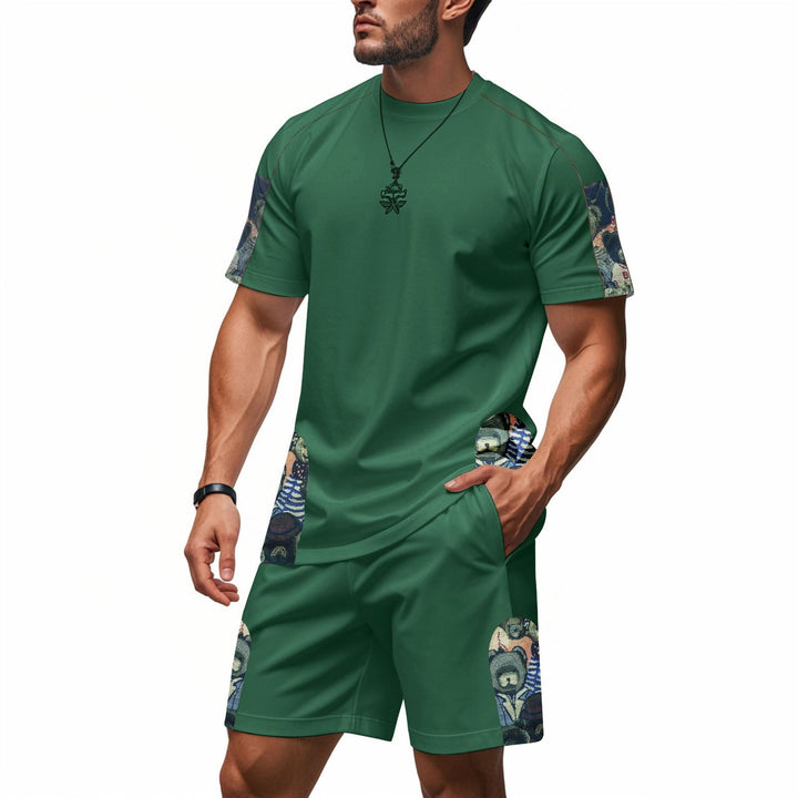 Casual training suit for men with graphic design and comfortable pocket combinations Lune London