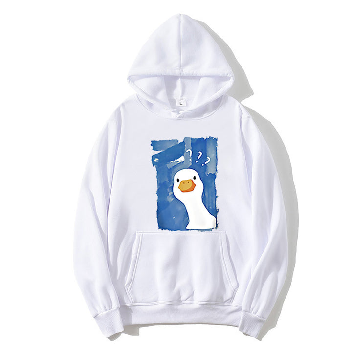 Women's Hoodie with Playful Duck Motif Chic & Stil 1772613013