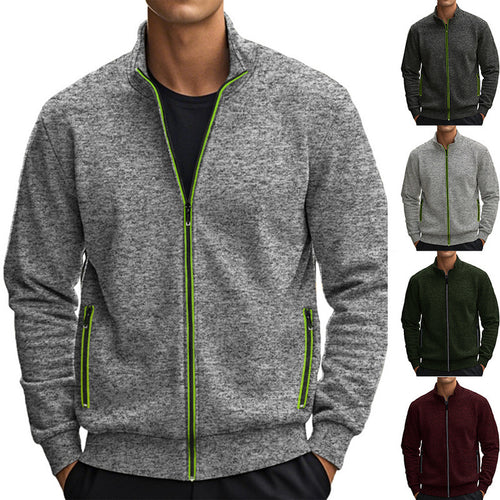 Men's high-quality training jacket with breathable structure and trendy zip Chic and style