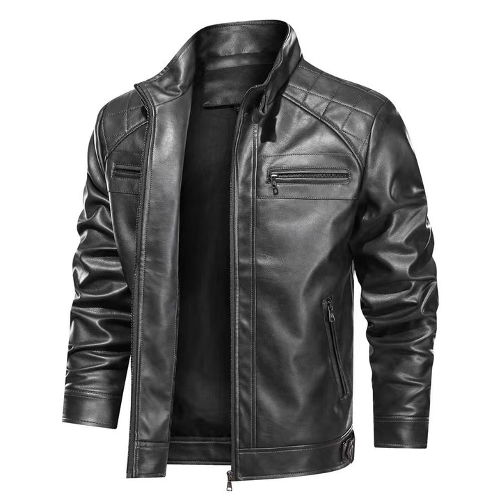 Fashionable men's motorcycle jacket with practical pockets Lune London