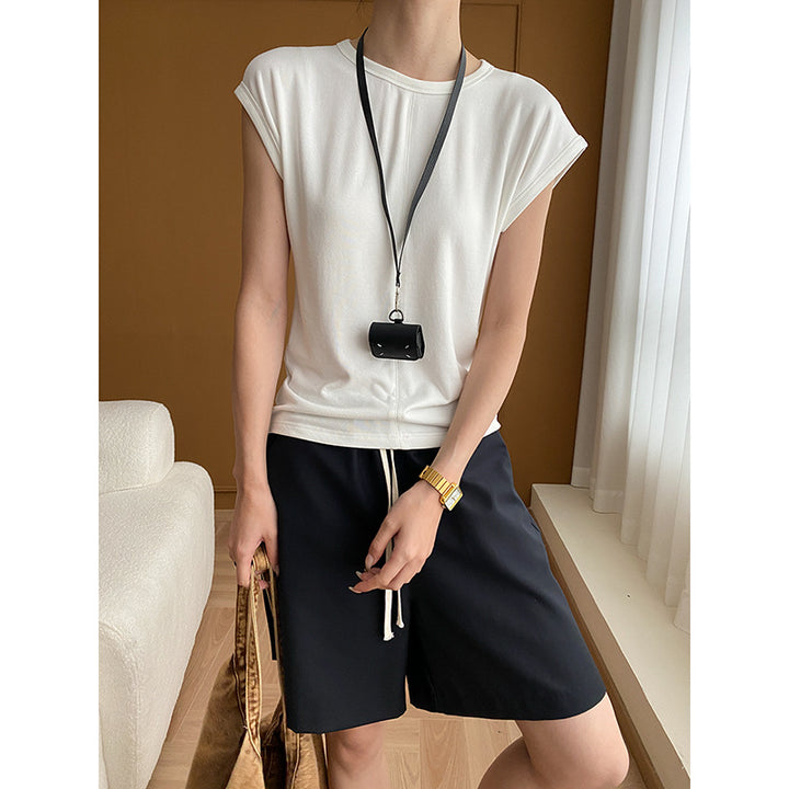 Women's Elegant Wrap Midi Dress with Transparent Details Chic & Stil