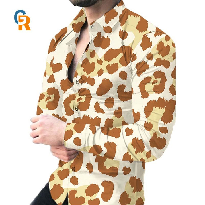 Shirt for men with a striking animal pattern Lune London