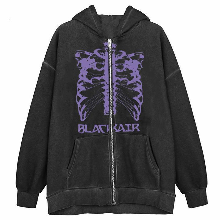 Women’s hoodie with innovative skeleton design Lune London