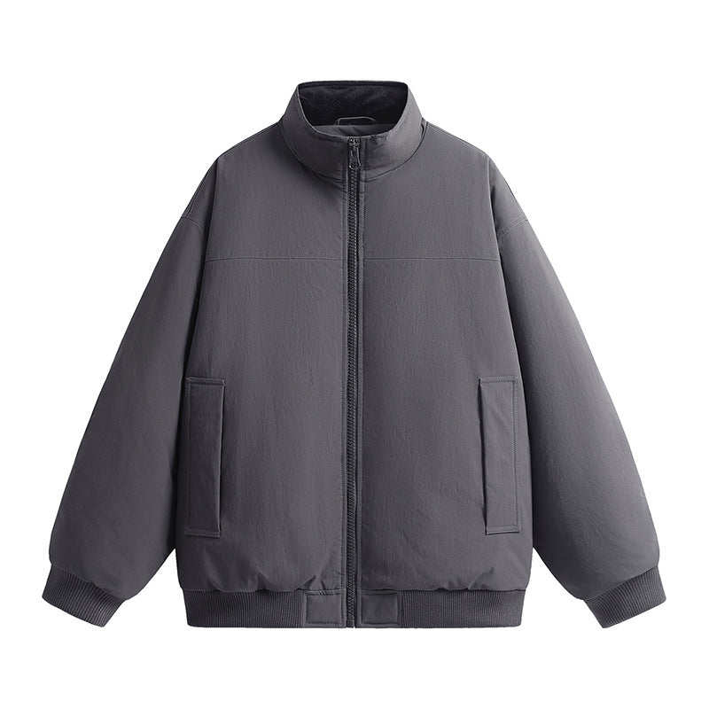 Stylish bomber jacket for men with high collar and side pockets Lune London