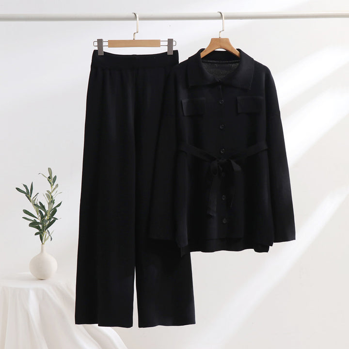 Two-piece comfortable set for women with drawstring and casual fit Lune London