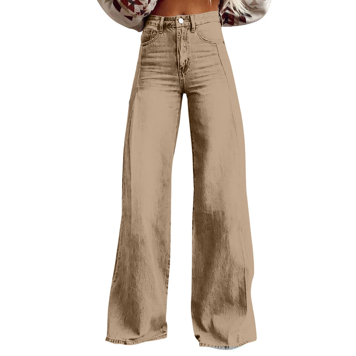Women Loose High-Waist Jeans in Urban Style Lune London