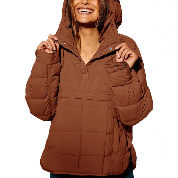 Veste rembourrée à capuche grande taille pour femmes Chic & Stil