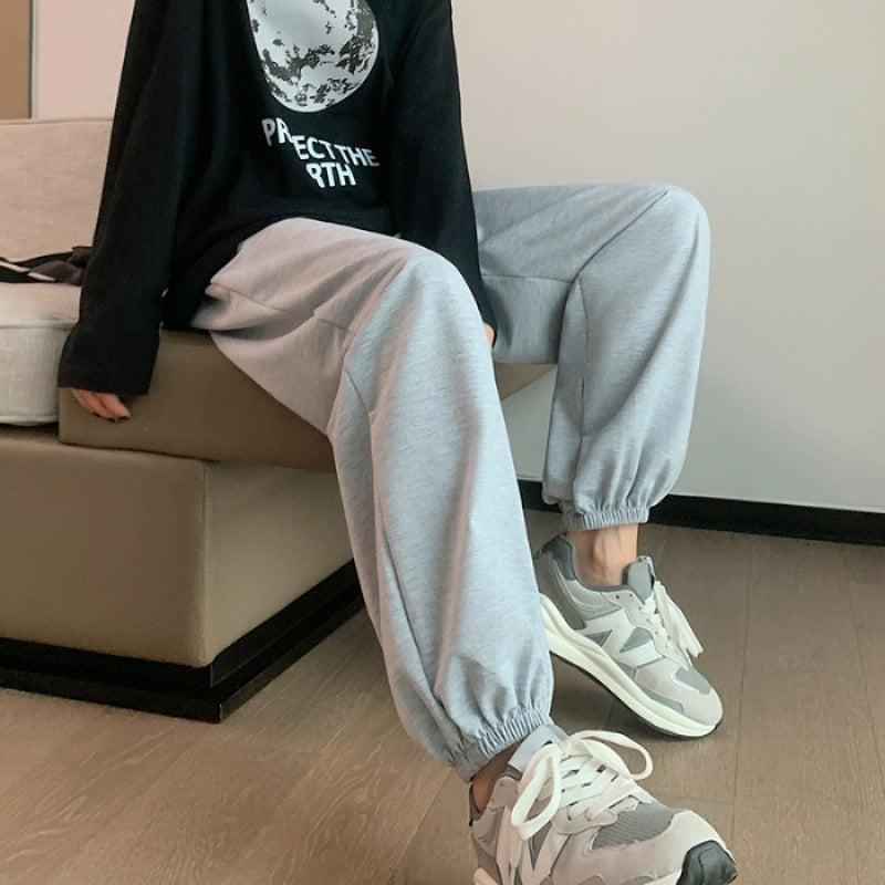 Ladies Comfortable Sweatpants with Elastic Cuffs Chic & Stil