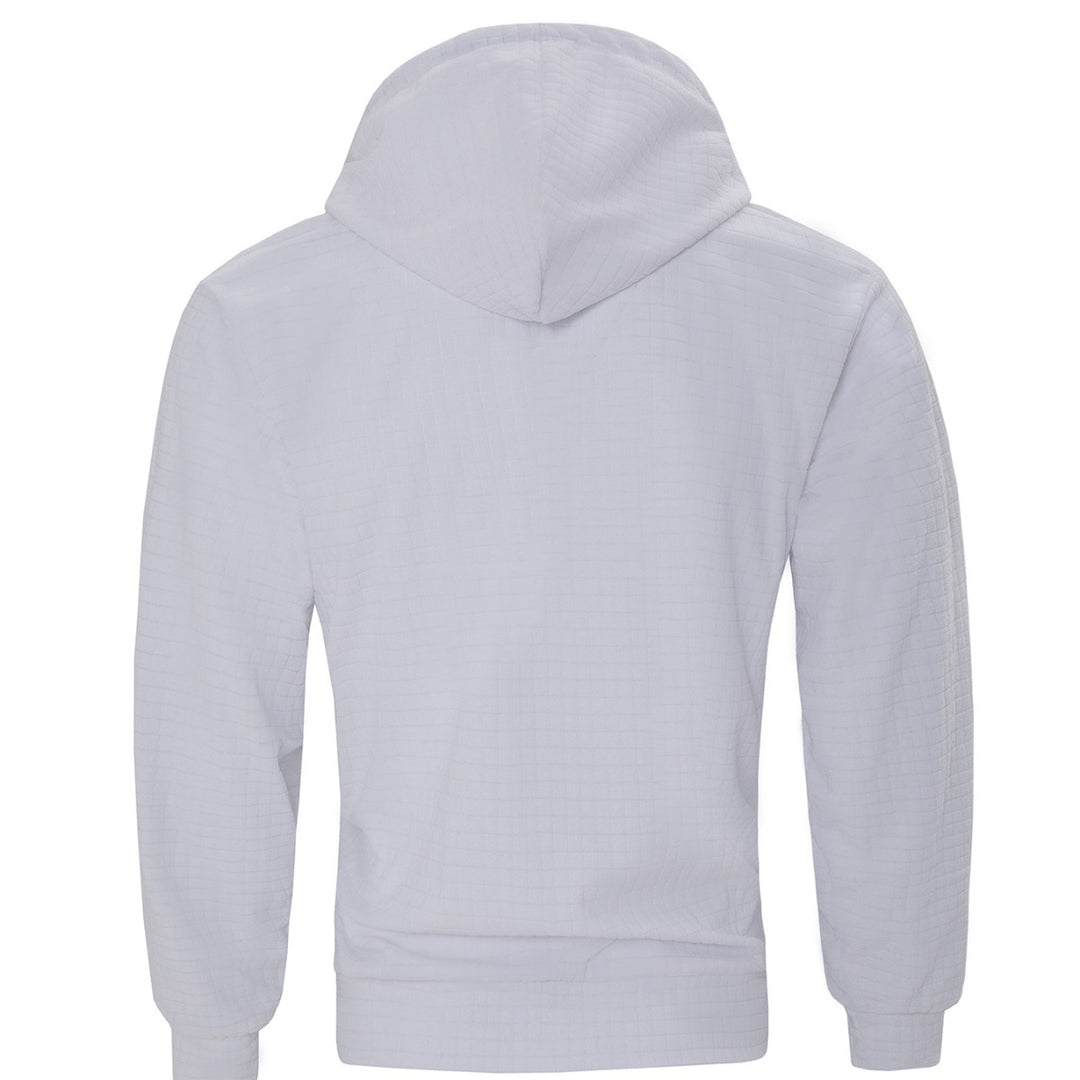 Men's casual hoodie with a fine texture design Lune London