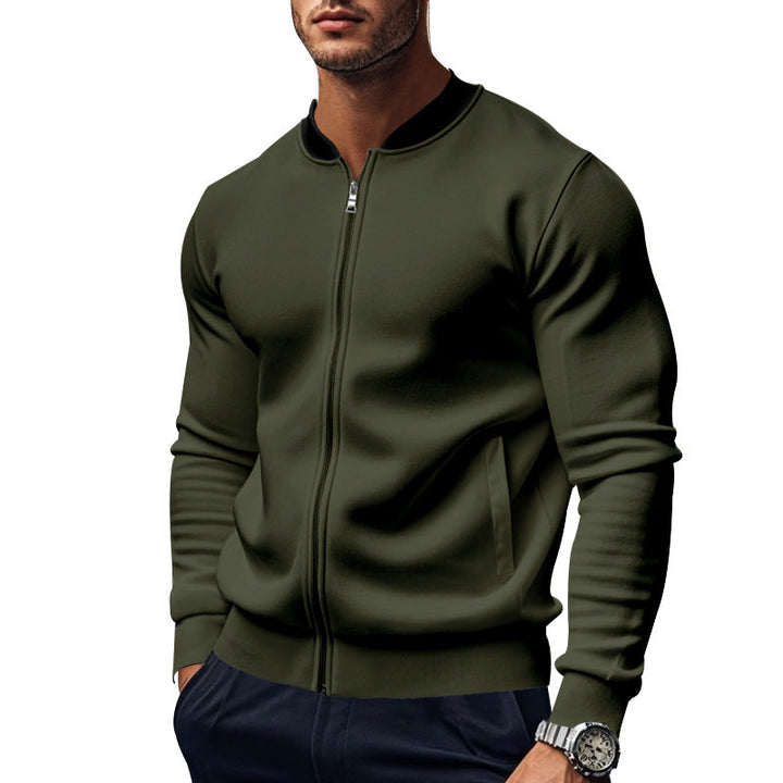 Men's Sporty Bomber Jacket with High Collar Lune London