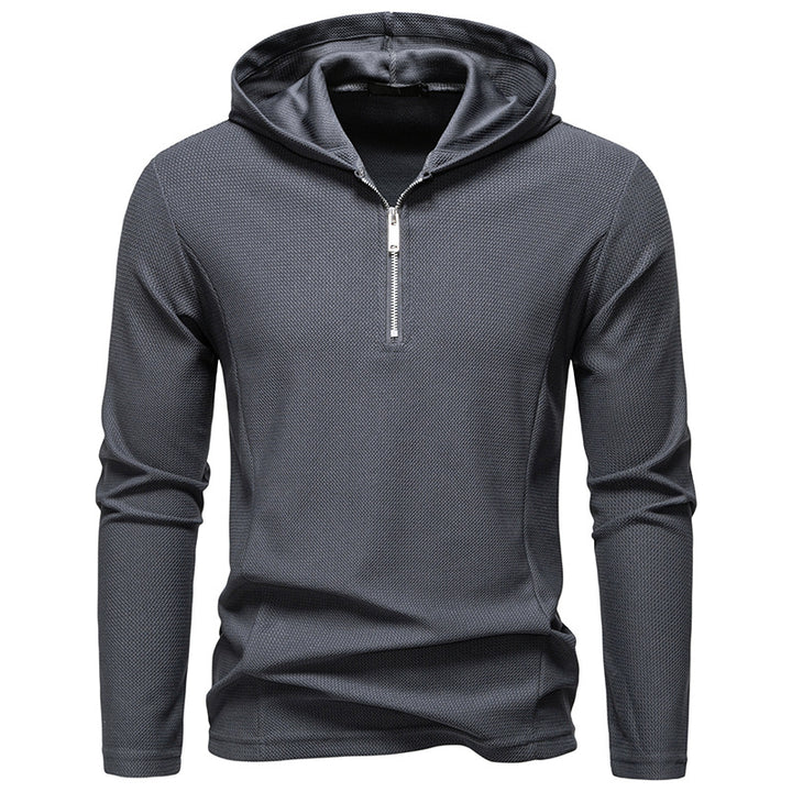 Men's functional sweater with half-zip and breathable fabric Lune London