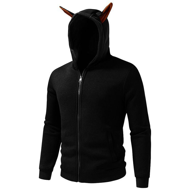 Men's zip up comfortable hooded sweatshirt Lune London