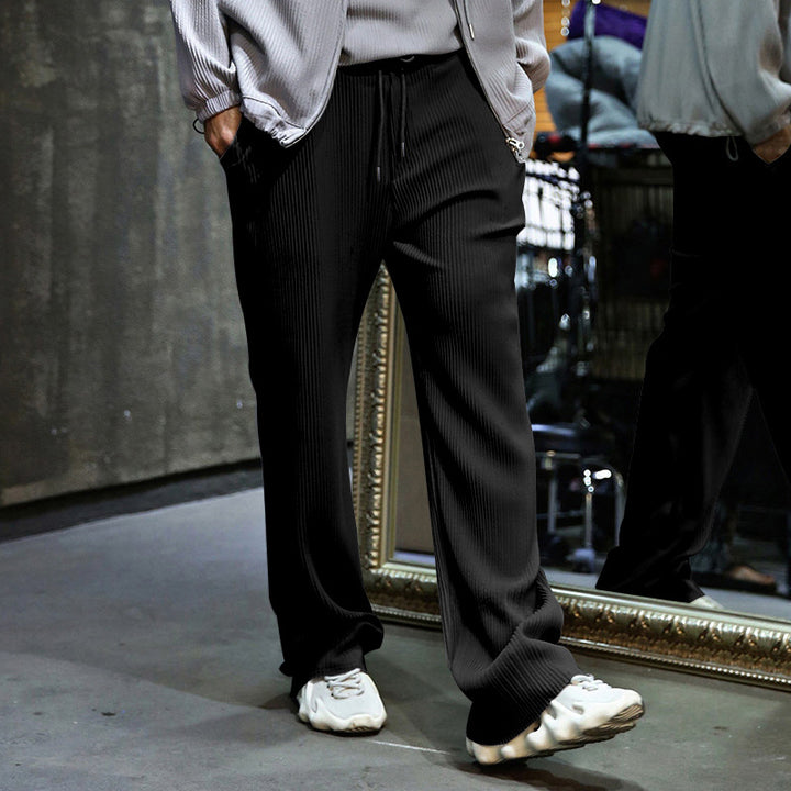 Ladies High Quality Chic Pleated Pants