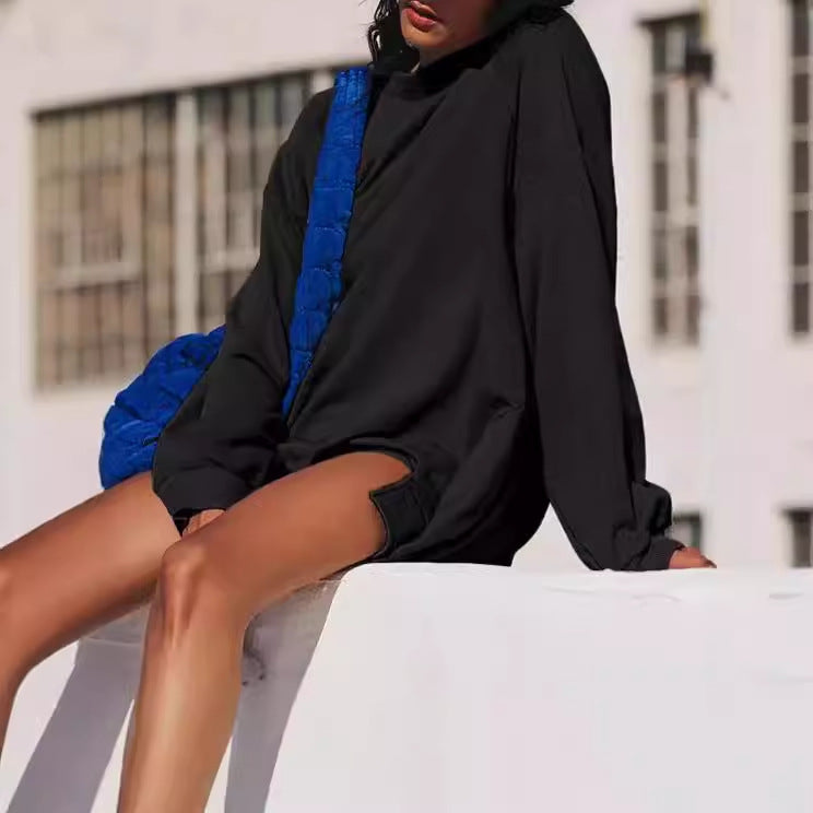 Sweatshirt Women Oversized with relaxed fit and practical pockets Lune London