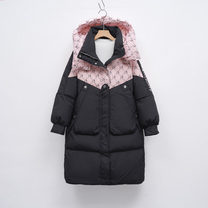 Ladies winter parka with hood Lune London