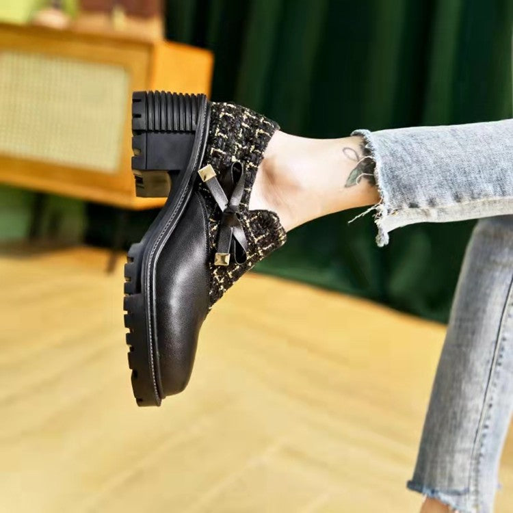 Ladies Elegant Loafers with decorative satin band and chic and stylish design