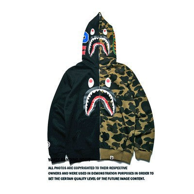 Women's hoodie jacket with modern camouflage design and high-quality cotton blend Lune London