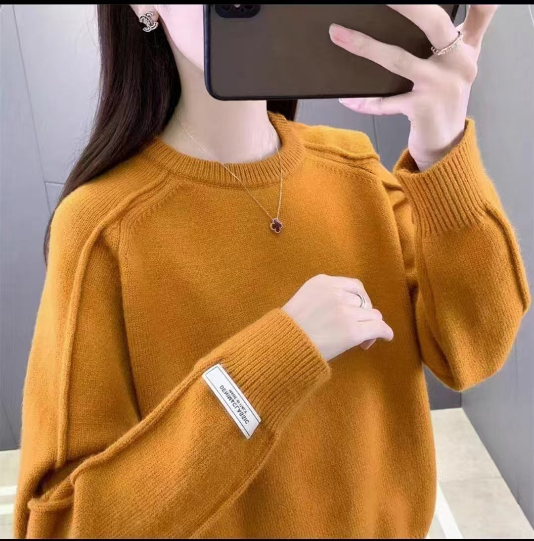 Women High Quality Sweater with Structured Design and Loose Fit Lune London