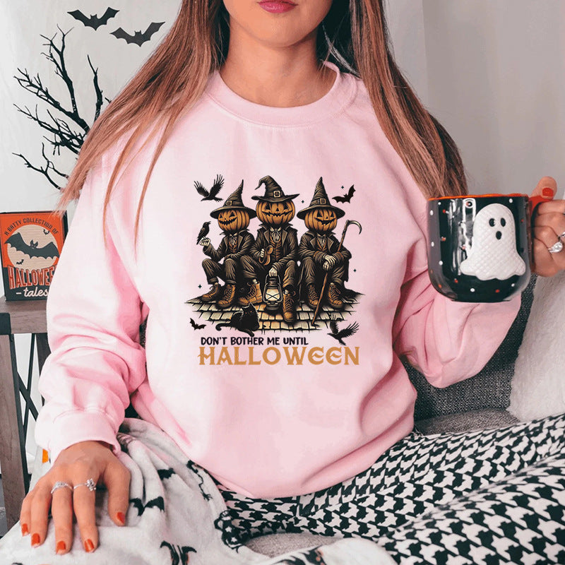 Sweat-shirt pour femmes avec motif d'Halloween saisonnier et coupe confortable Chic & Stil