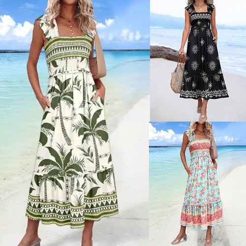 Lune London printed maxi dress too bohemian for women