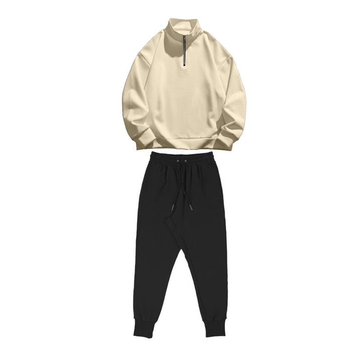 Casual tracksuit for men with practical pockets and modern high collar Lune London