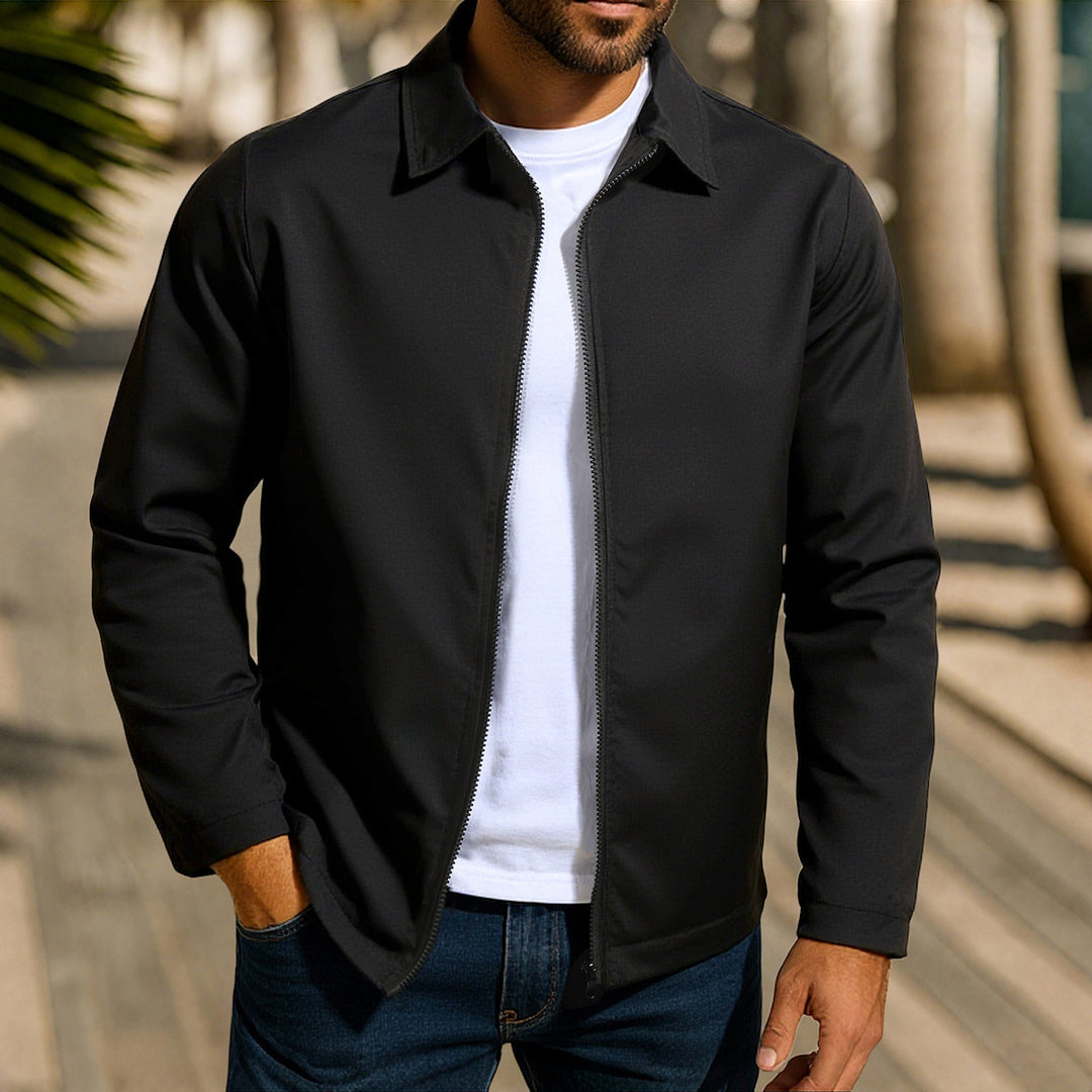 Casual men's jacket with innovative wind protection technology Lune London