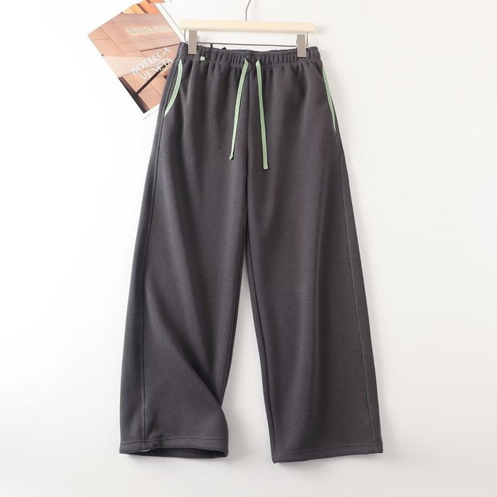 Pantalons de loisirs décontractés pour femmes avec taille élastique et poches latérales Chic & Stil