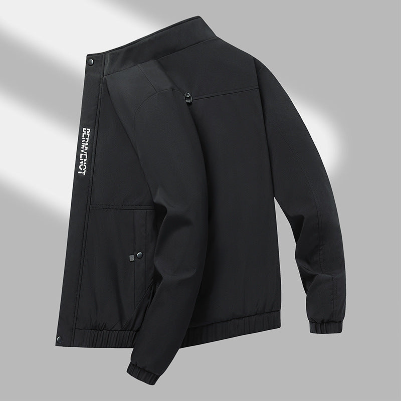 Trendy men’s transitional jacket with adjustable sleeves and practical pockets Lune London