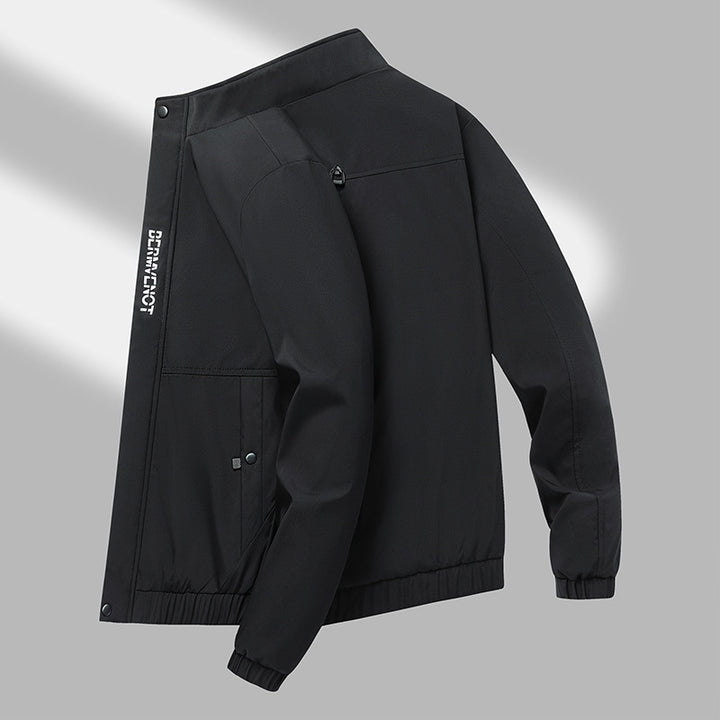 Trendy men’s transitional jacket with adjustable sleeves and practical pockets Lune London
