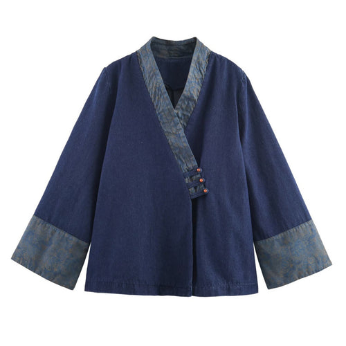 Veste élégante pour femmes en combiné de style asiatique avec détails de kimono Lune London