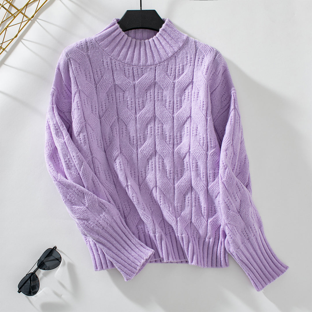 Ladies Chunky Knit Sweater Lune London