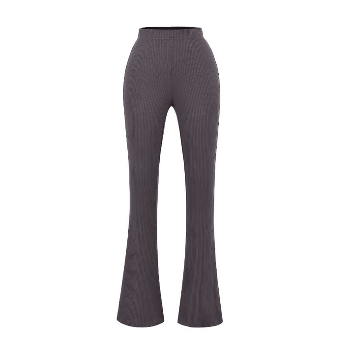 Elegant flared pants for women in high-quality elastic stretch material with high waist Lune London