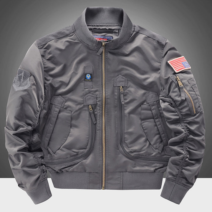 Modern bomber jacket for men with insulated lining and practical pockets Lune London