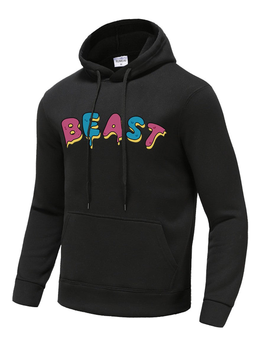 Men's Hoodie with Colorful 3D Print Lune London