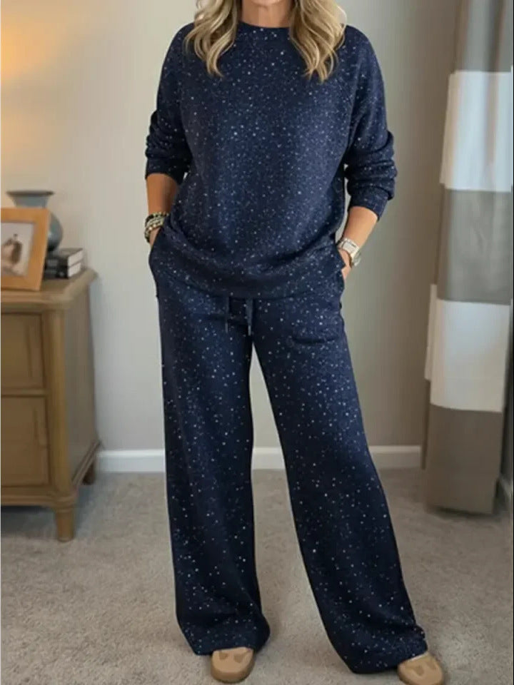 Ensemble de détente décontracté pour femmes en matériau doux avec une coupe décontractée Chic & Stil