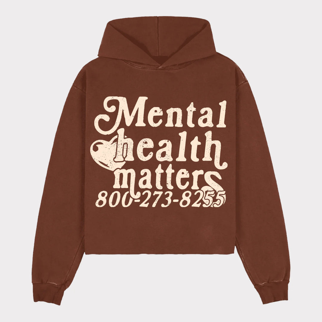 Women's hoodie with statement print Chic & Stil