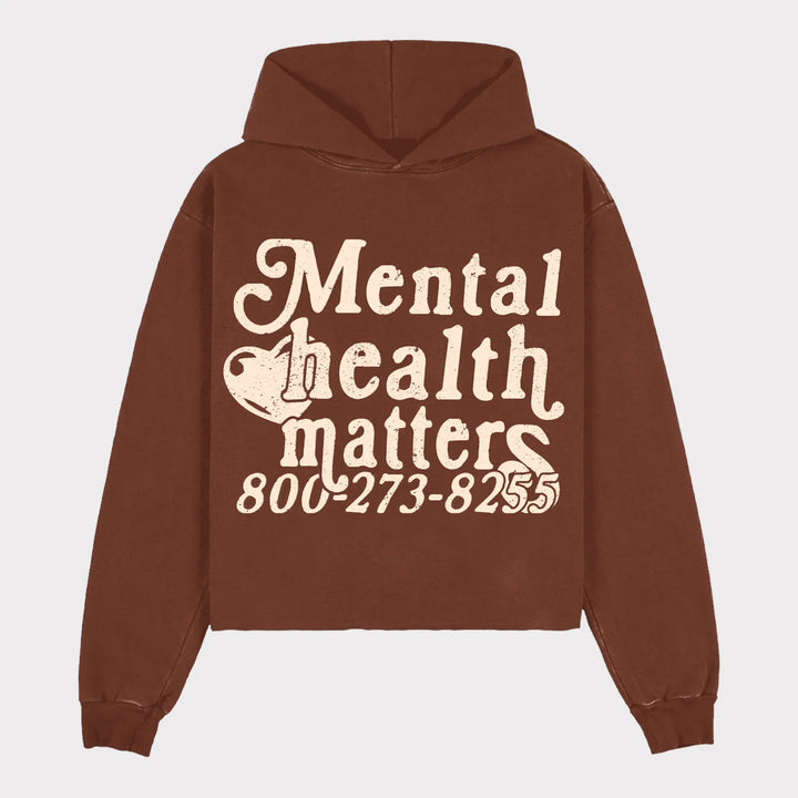 Women's hoodie with statement print Chic & Stil