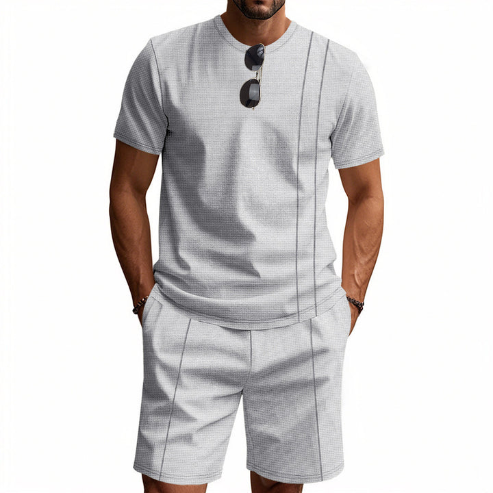 Casual training set for men with breathable design and elastic waistband Lune London