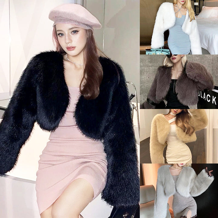 Women's oversized fleece jacket with wide sleeves Lune London