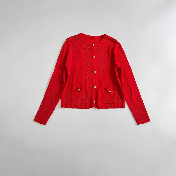 Elegant women's cardigan with practical pockets Lune London