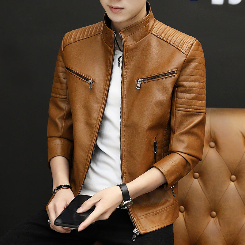 Fashionable biker jacket for men with Lune London linings