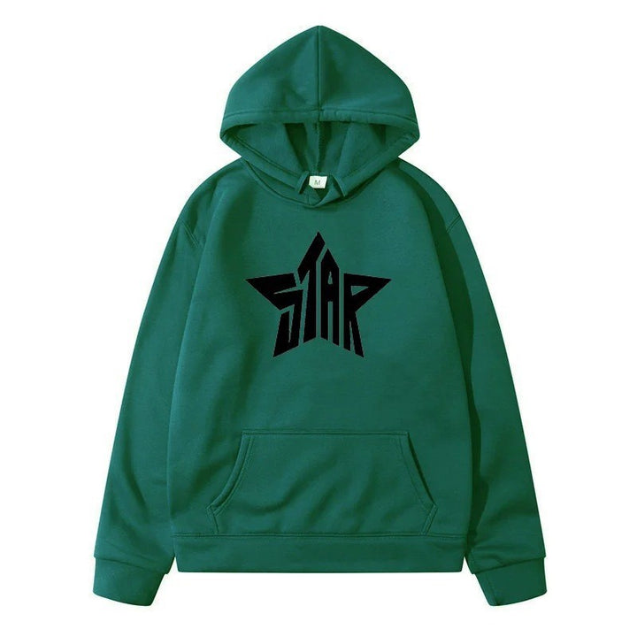Women's hoodie with stylish star motif Chic & Stil