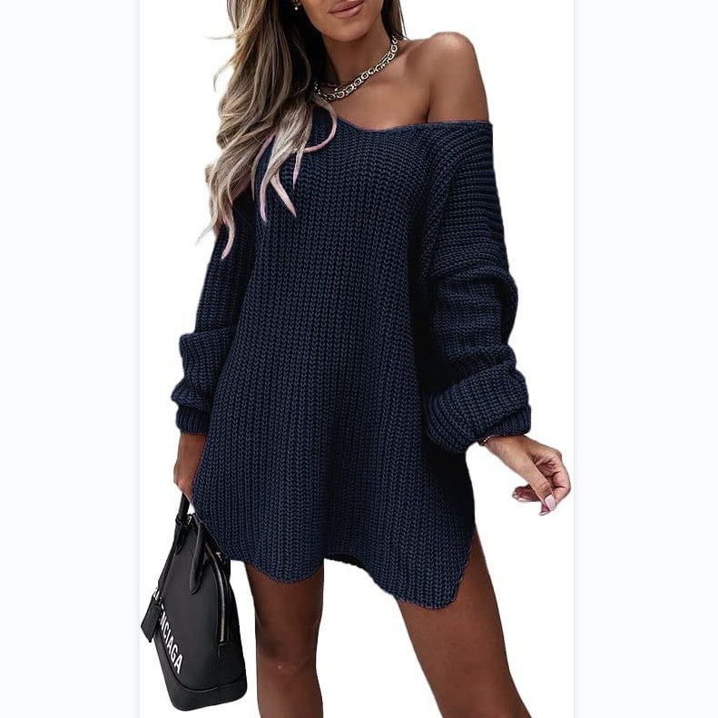 Women's Oversized Knit Dress Lune London