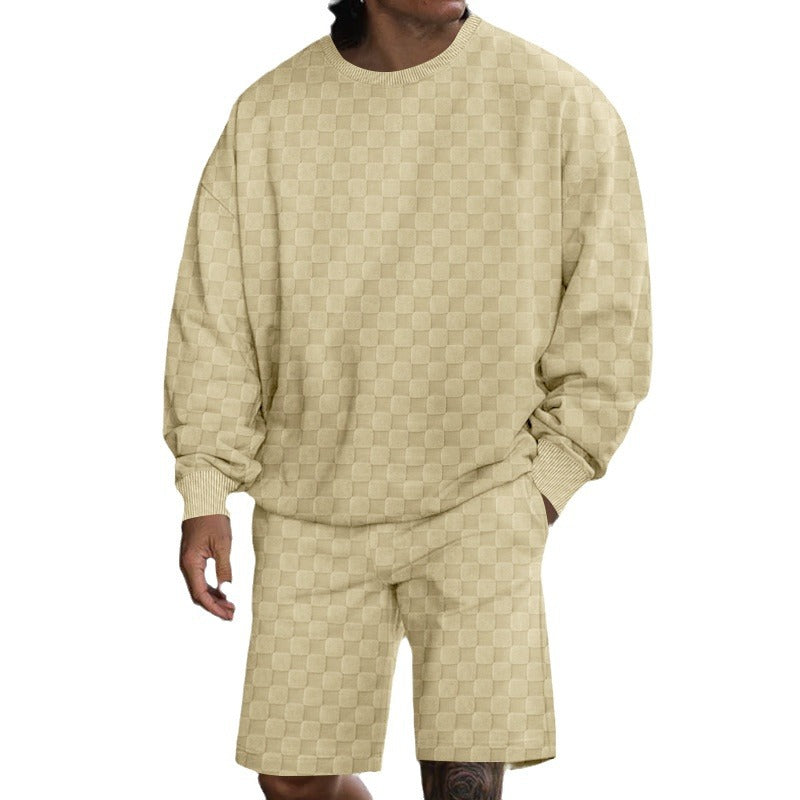 Lune London casual sweatshirt and shorts set for men