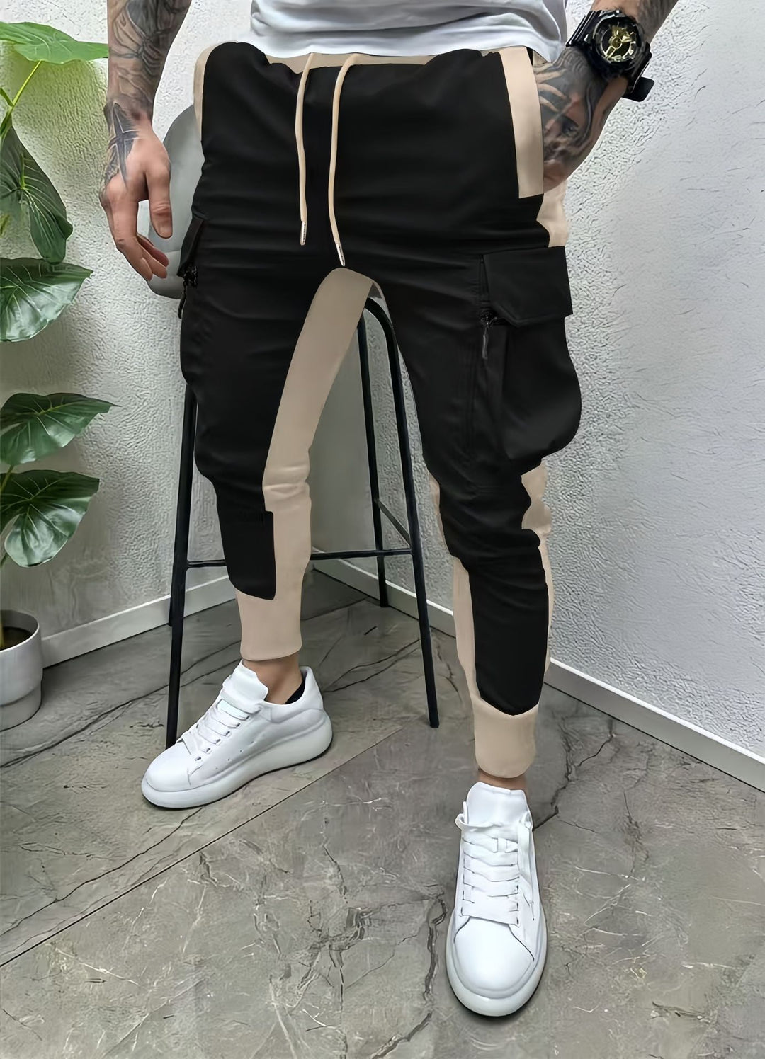 Modern cargo jogger pants for men Lune London