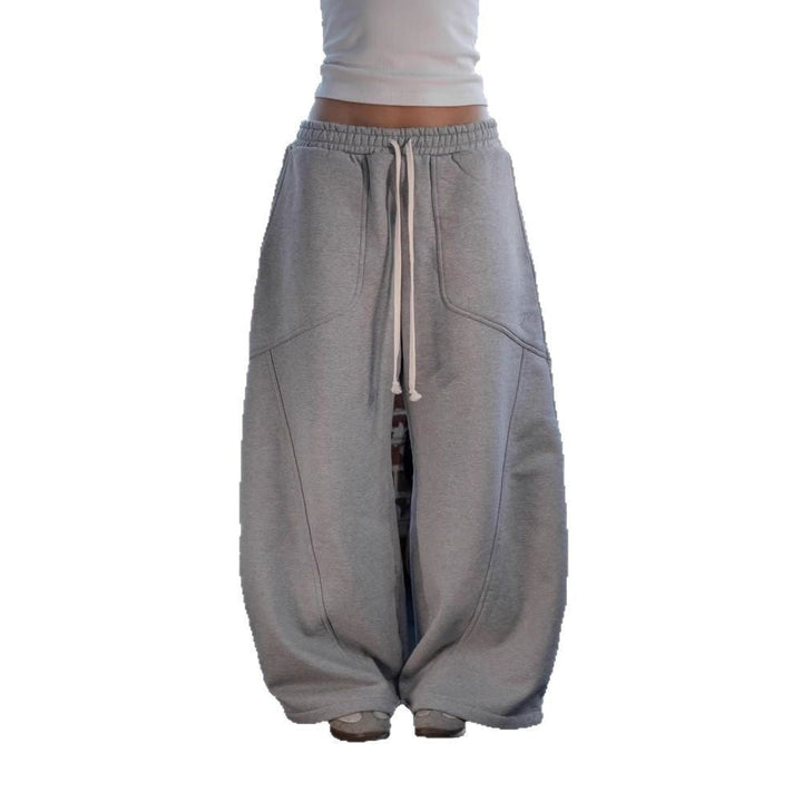 Men High Waist Relaxed Fit Jogging Pants Chic Und Stil
