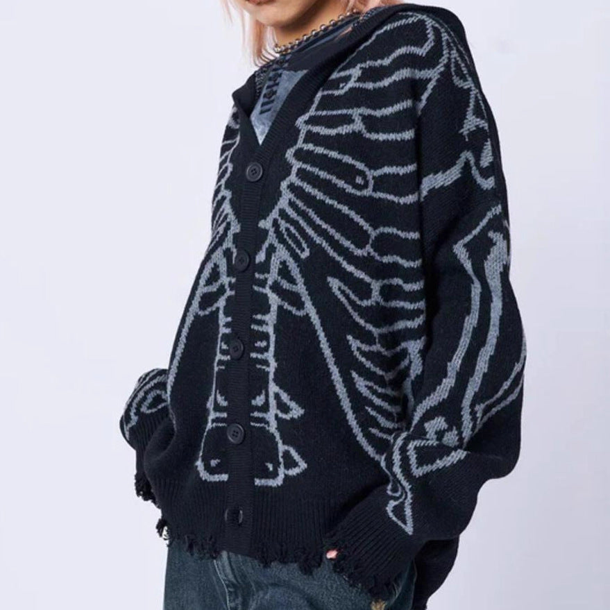 Ladies Large hoodie with striking graphic cape and unconventional cut Lune London