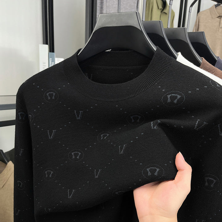 Elegant sweater for men with structured design Lune London