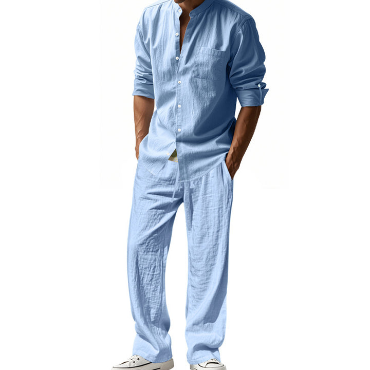 Men's casual leisure set with a loose fit and pleasant cotton texture Chic and style